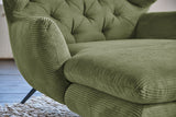 KAWOLA Longseat CHARME Cord olivgrün