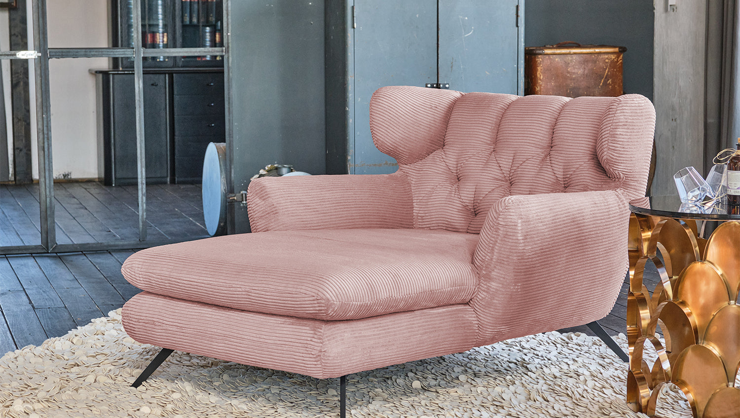 KAWOLA Longseat CHARME Cord rosa