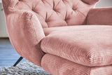 KAWOLA Longseat CHARME Cord rosa