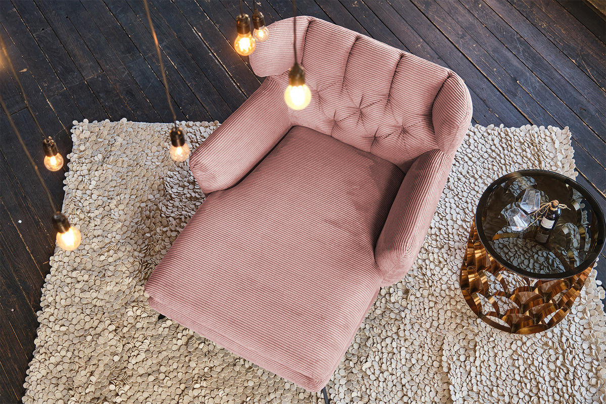 KAWOLA Longseat CHARME Cord rosa