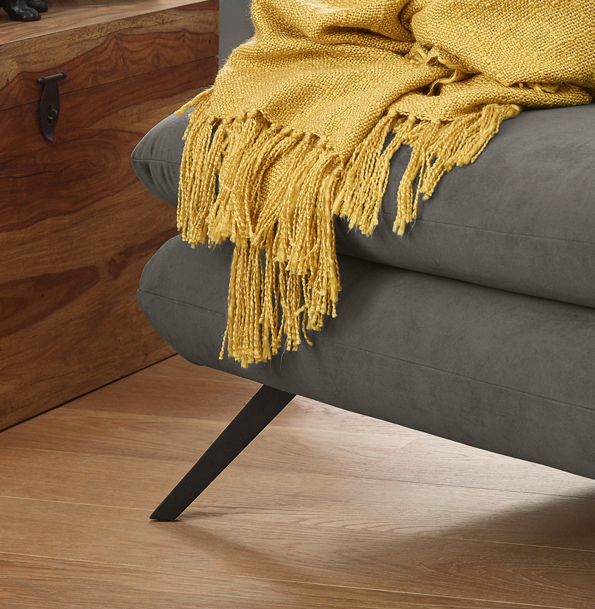 KAWOLA Longseat CHARME Velvet stone