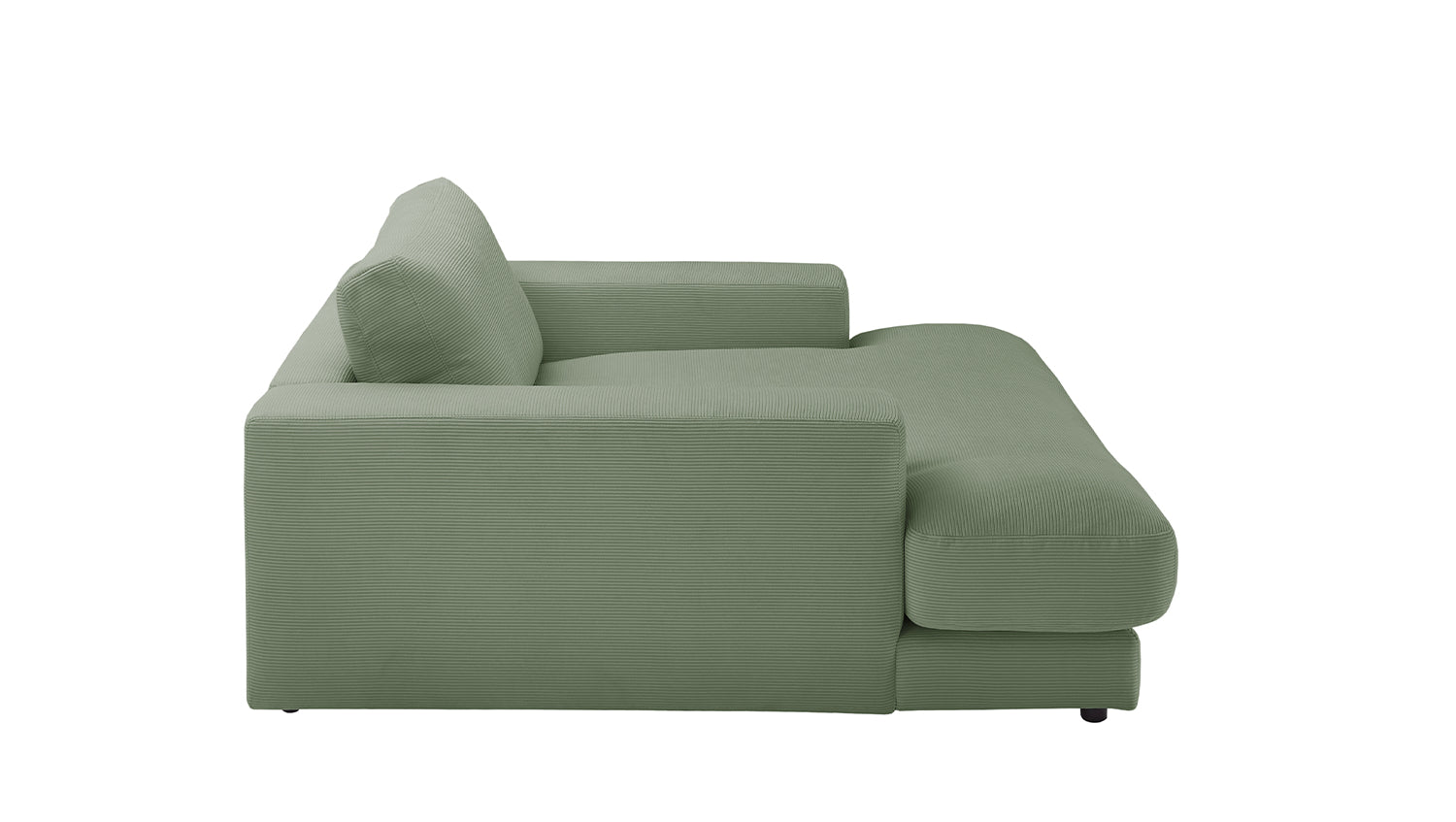 KAWOLA Longseat MADELINE Feincord olivgrün