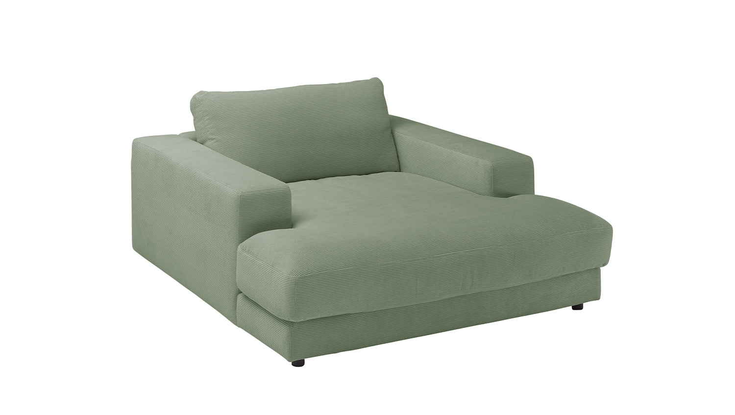 KAWOLA Longseat MADELINE Feincord olivgrün