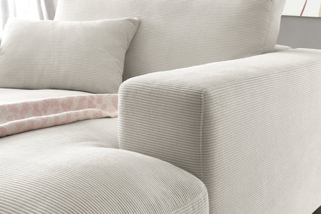 KAWOLA Longseat MADELINE Feincord silber