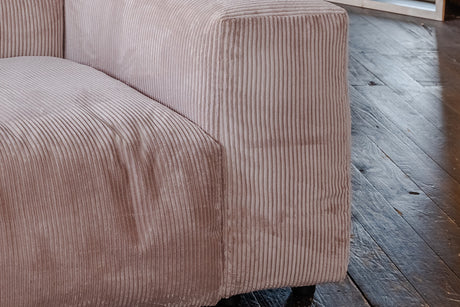 KAWOLA Loveseat MIA Modularer Sessel 4-tlg. Cord taupe