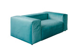 KAWOLA Loveseat MIA Modularer Sessel 4-tlg. Velvet grün