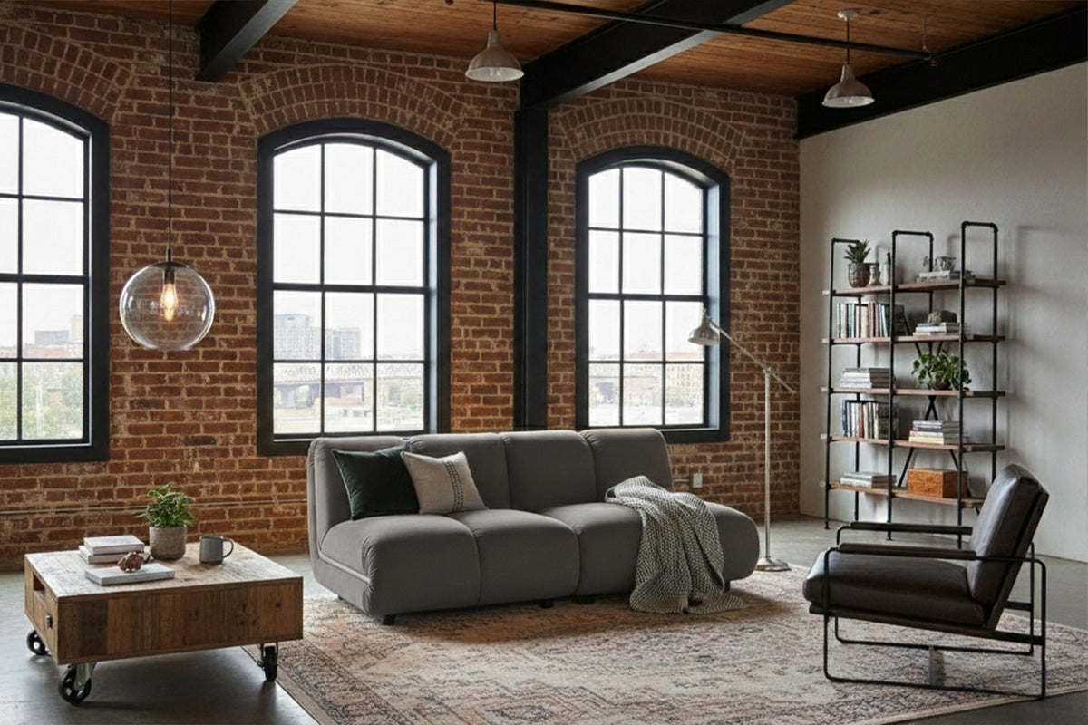 KAWOLA Modulsofa LAYLA 2-Sitzer 2 Module Velvet taupe