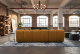 KAWOLA Modulsofa LAYLA 3-Sitzer 3 Module Velvet gelb