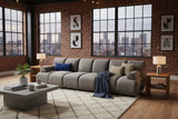 KAWOLA Modulsofa LAYLA 3-Sitzer 3 Module Velvet taupe