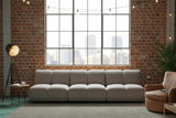 KAWOLA Modulsofa LAYLA 3-Sitzer 3 Module Velvet taupe