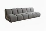 KAWOLA Modulsofa LAYLA 3-Sitzer 3 Module Velvet taupe