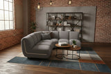 KAWOLA Modulsofa LAYLA Ecksofa 3 Module Velvet taupe, Ohne Zusatzausstattung