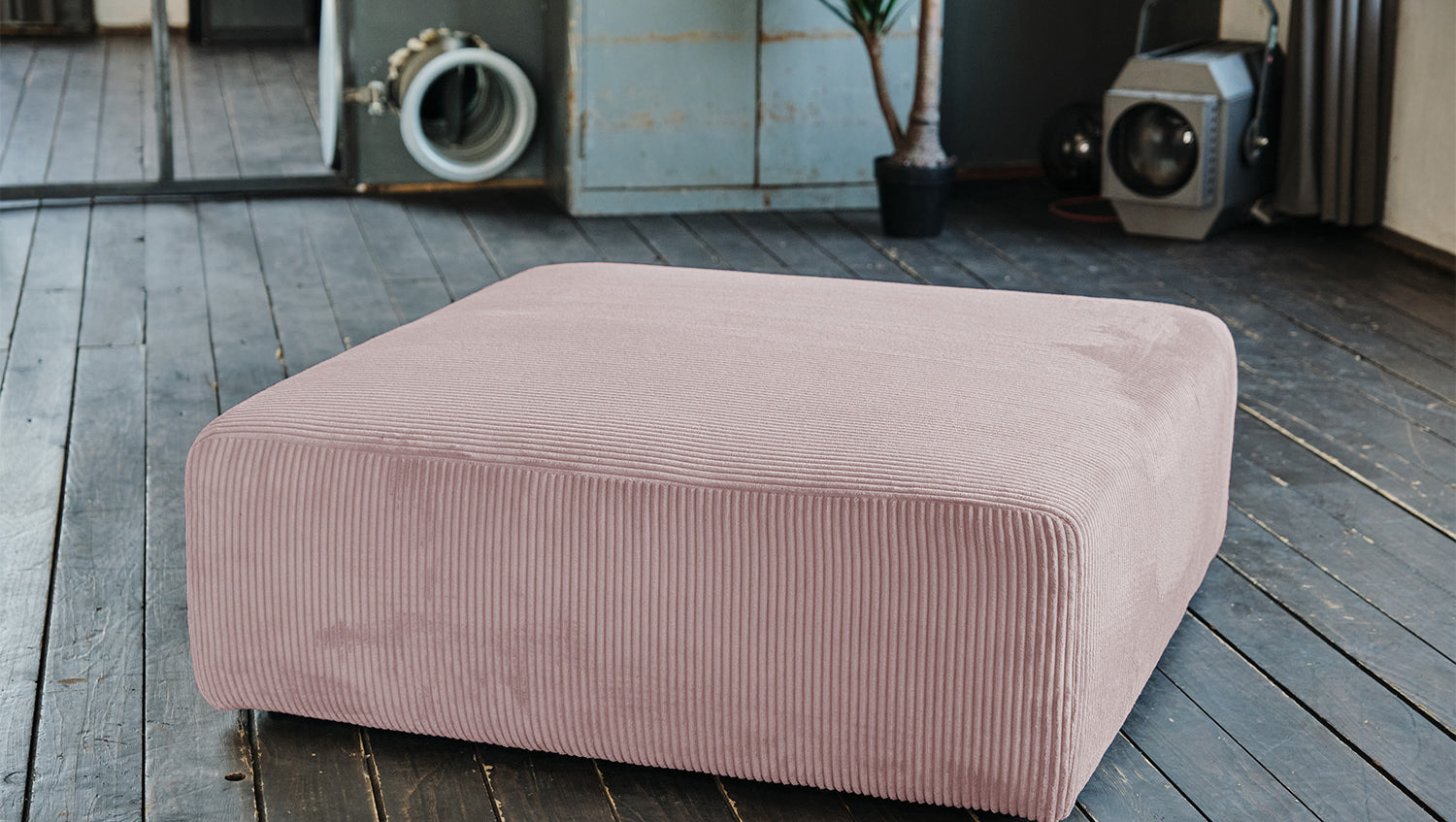 KAWOLA Modulsofa WIOLO SOFT 2 Module 2 Rückenkissen Cord rosa