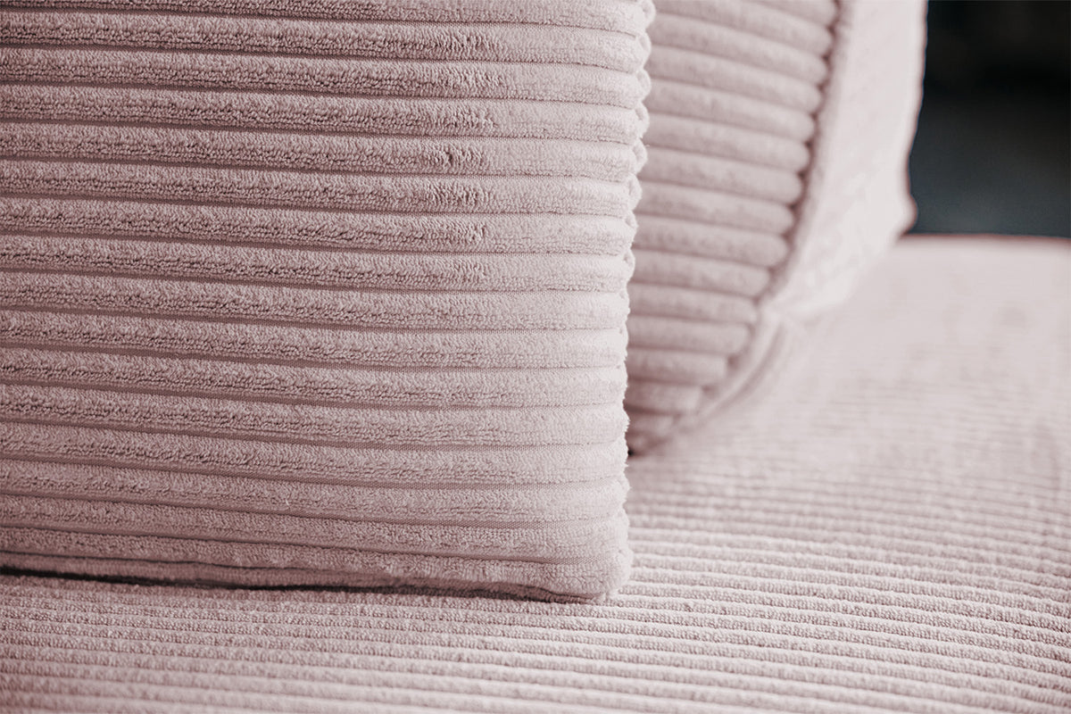 KAWOLA Modulsofa WIOLO SOFT 2 Module 2 Rückenkissen Cord rosa