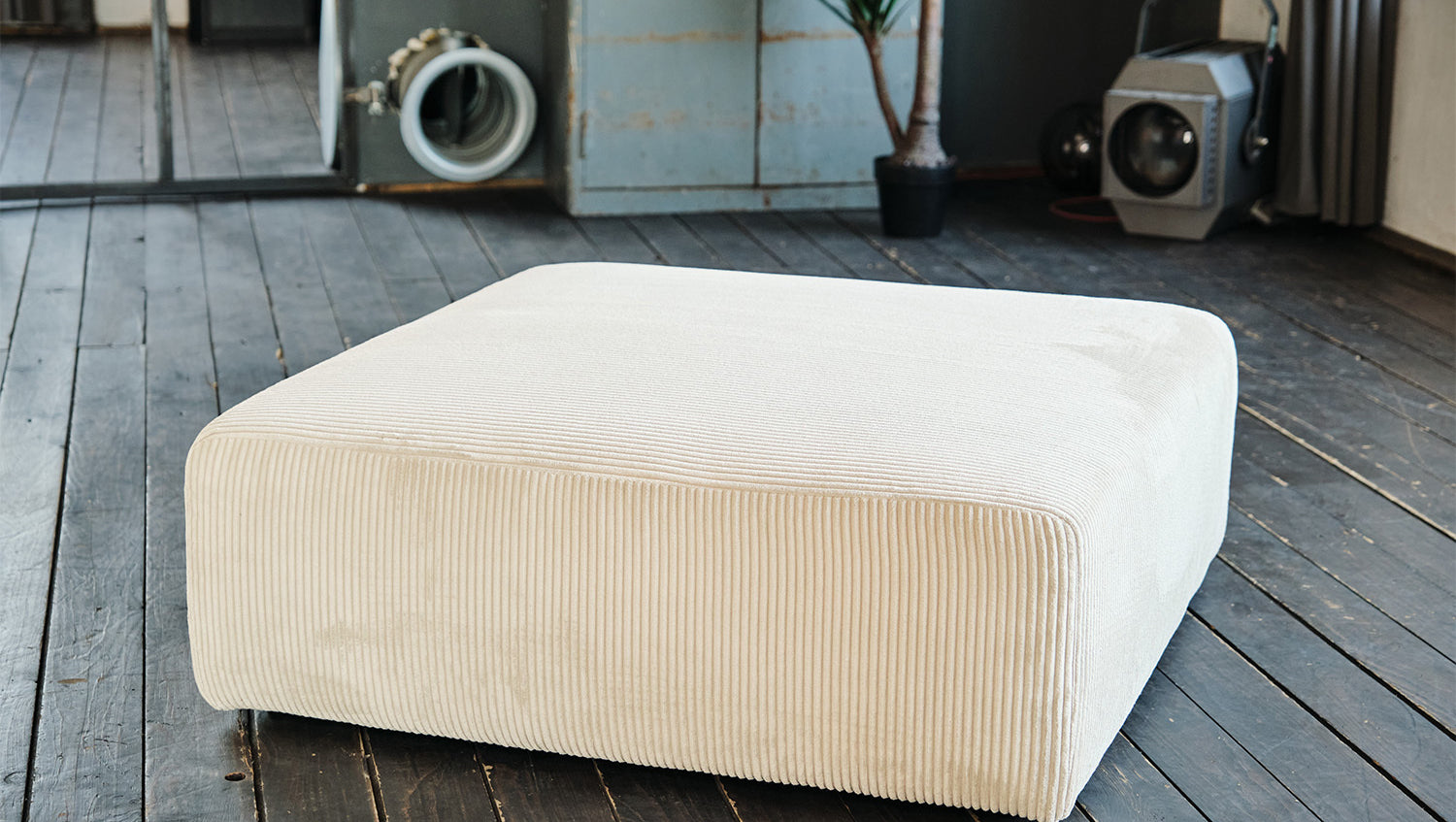 KAWOLA Modulsofa WIOLO SOFT 3 Module 3 Rückenkissen Cord cremeweiß