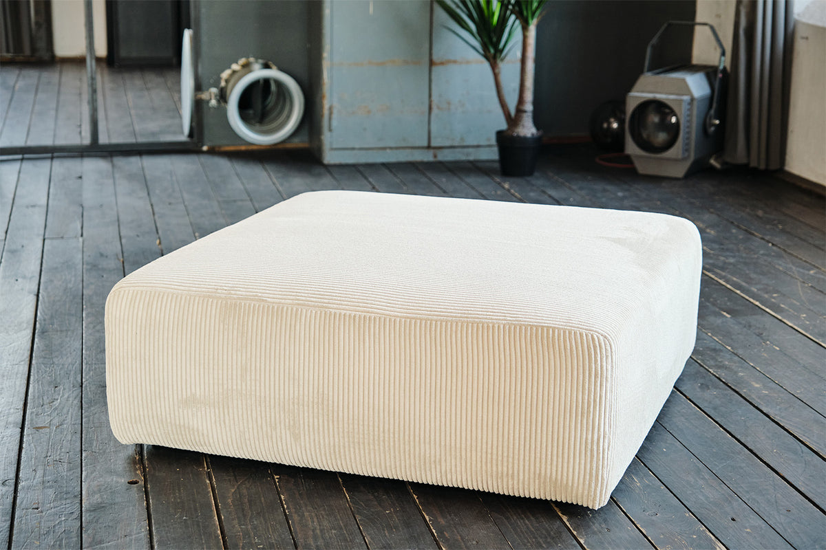 KAWOLA Modulsofa WIOLO SOFT 4 Module 4 Rückenkissen Cord cremeweiß