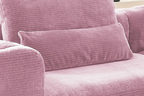 KAWOLA Nierenkissen SEPHI medium Cord Vintage rosa