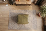 KAWOLA Polsterhocker CELESTE Hockerbank Leder camel