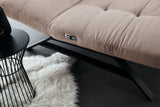 KAWOLA Relaxliege AMERIVA motorisch Maxi Feincord beige