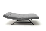 KAWOLA Relaxliege AMERIVA motorisch Maxi Feincord grau