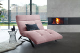 KAWOLA Relaxliege AMERIVA motorisch Maxi Feincord rosa