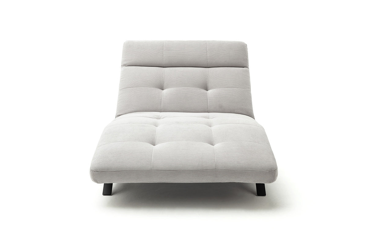 KAWOLA Relaxliege AMERIVA motorisch Maxi Feincord silber