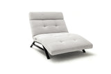 KAWOLA Relaxliege AMERIVA motorisch Maxi Feincord silber
