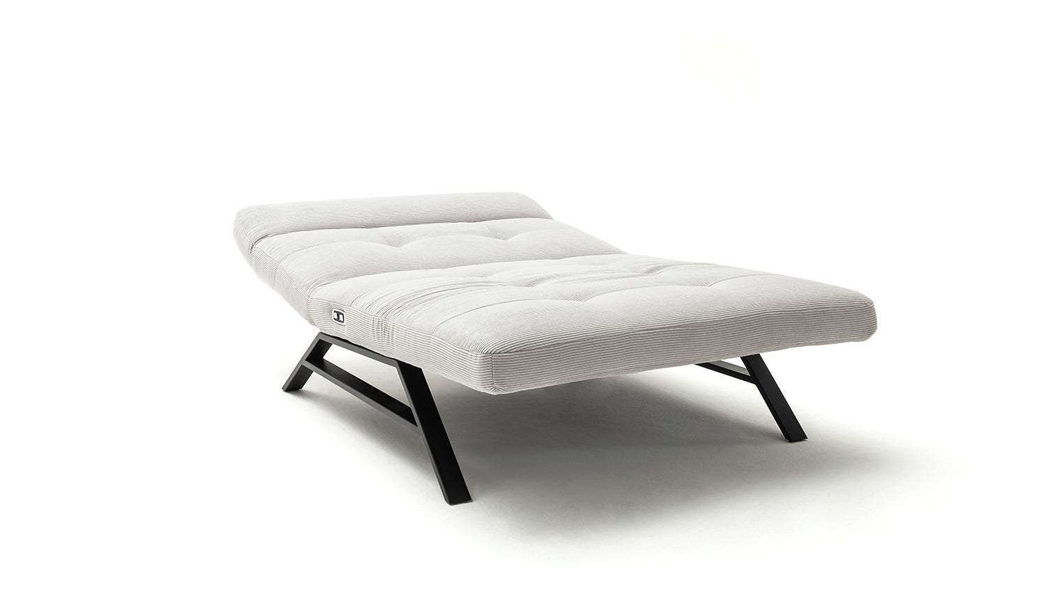 KAWOLA Relaxliege AMERIVA motorisch Maxi Feincord silber
