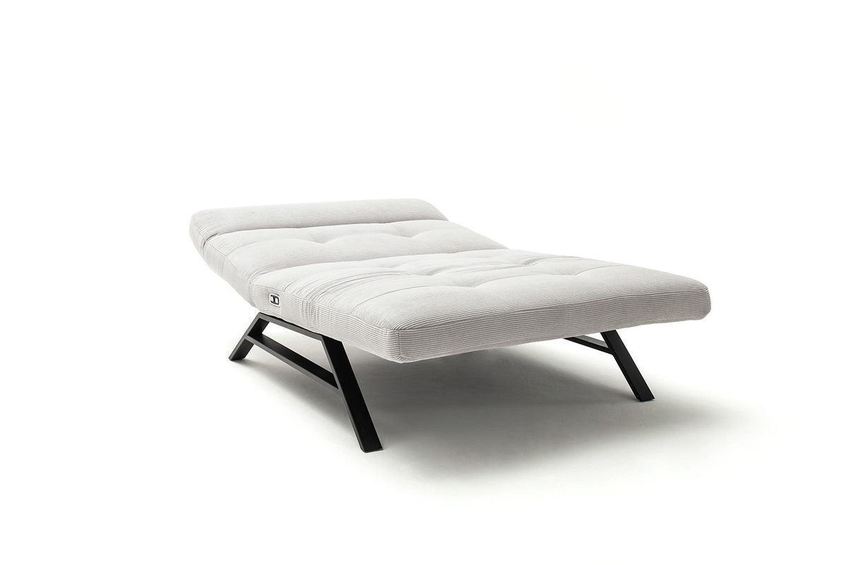 KAWOLA Relaxliege AMERIVA motorisch Maxi Feincord silber