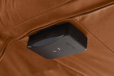 KAWOLA Relaxliege LETICIA motorisch Leder cognac
