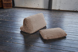 KAWOLA Rückenkissen WIOLO SOFT Weicher Breitcord taupe