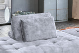KAWOLA Rückenkissen WIOLO velvet grau
