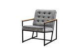 KAWOLA Sessel ARLY Polstersessel Bezug Velvet grau