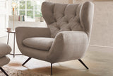 KAWOLA Sessel CHARME Hochlehnsessel Cord taupe
