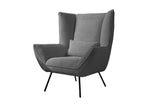 KAWOLA Sessel IVA Relaxsessel Cord grau