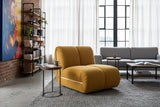 KAWOLA Sessel LAYLA Sitzelement Velvet gelb
