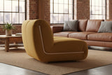KAWOLA Sessel LAYLA Sitzelement Velvet gelb