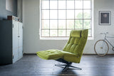 KAWOLA Sessel MIKO Relaxsessel drehbar Velvet grün