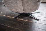 KAWOLA Sessel NAMA Relaxsessel drehbar Stoff taupe