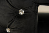KAWOLA Sessel SENSO Stoff Velvet schwarz