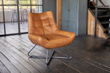KAWOLA Sessel Snooze Leder cognac B/H/T: