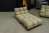 KAWOLA Sessel VIVIEN Drehsessel Velvet oliv