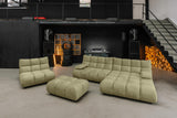 KAWOLA Sessel VIVIEN Drehsessel Velvet oliv