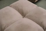 KAWOLA Sessel VIVIEN Drehsessel Velvet sand