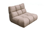 KAWOLA Sessel VIVIEN Drehsessel Velvet sand