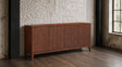 KAWOLA Sideboard COPAS 4 Türen Eiche furniert braun