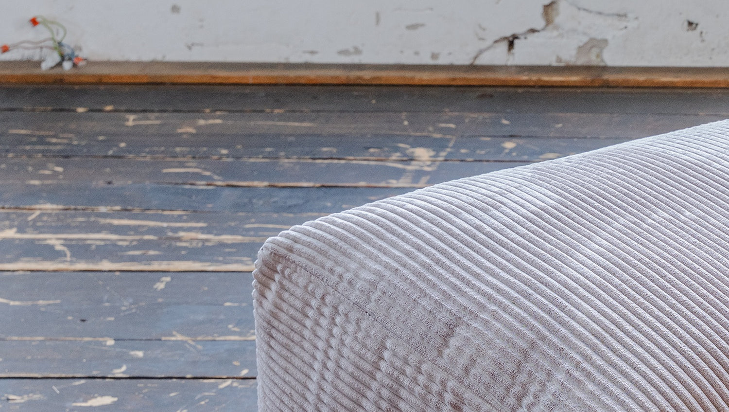 KAWOLA Sitzelement MIA Hocker Cord taupe