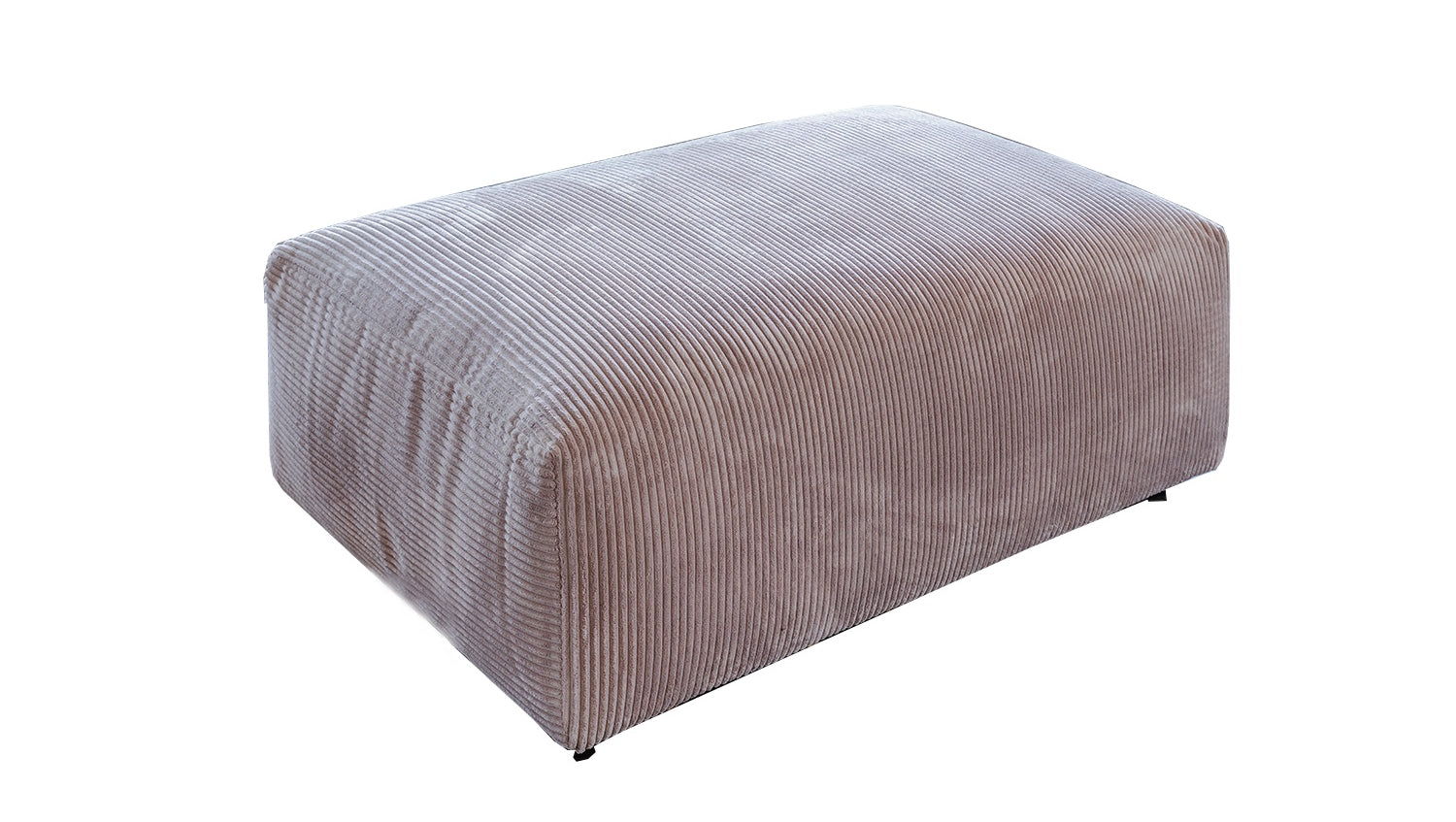 KAWOLA Sitzelement MIA Hocker Cord taupe