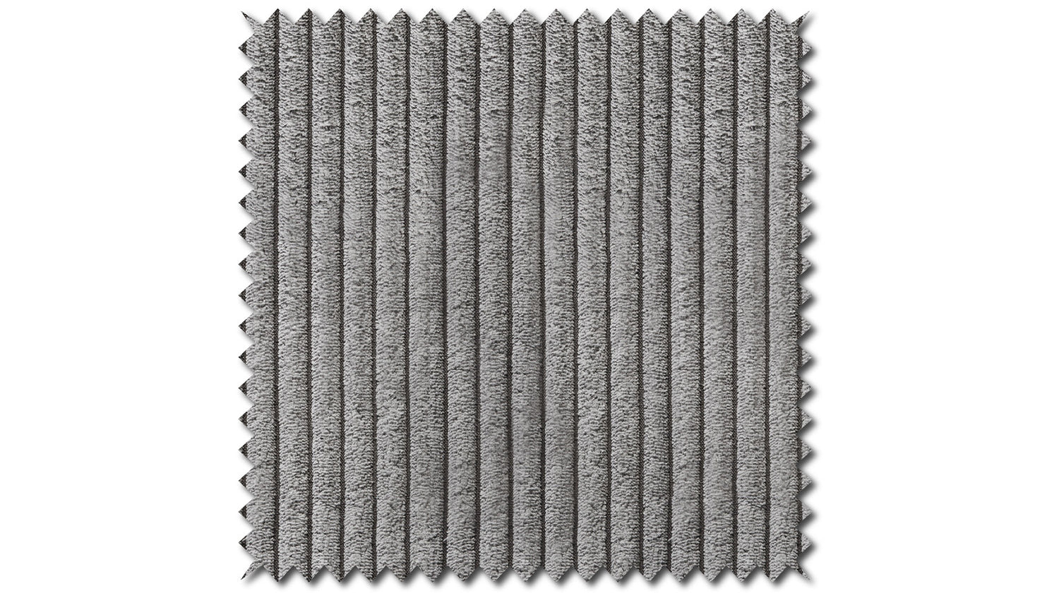 KAWOLA Sitzgruppe CHARME Sofa Sessel Hockerbank Cord grau