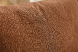 KAWOLA Sofa AMINA 3-Sitzer Stoff cognac